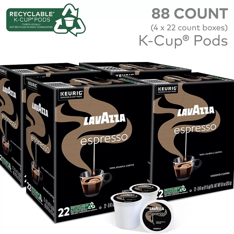 Lavazza Perfetto Espresso Coffee Keurig® K-Cup® Pods, Dark Roast, 88/Carton (6000CT) Best Sale