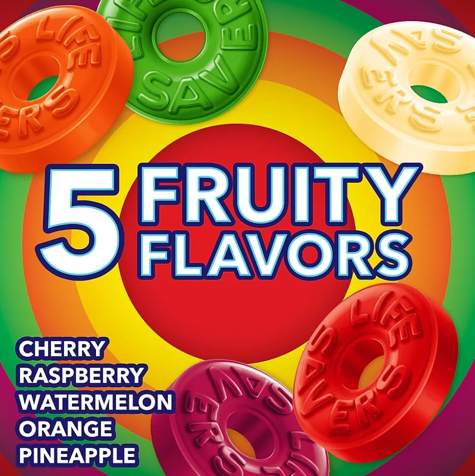 LifeSavers Life Savers 5 Flavors Hard Candy, Party Size, 50 oz., 376 Pieces (WMW28098) New