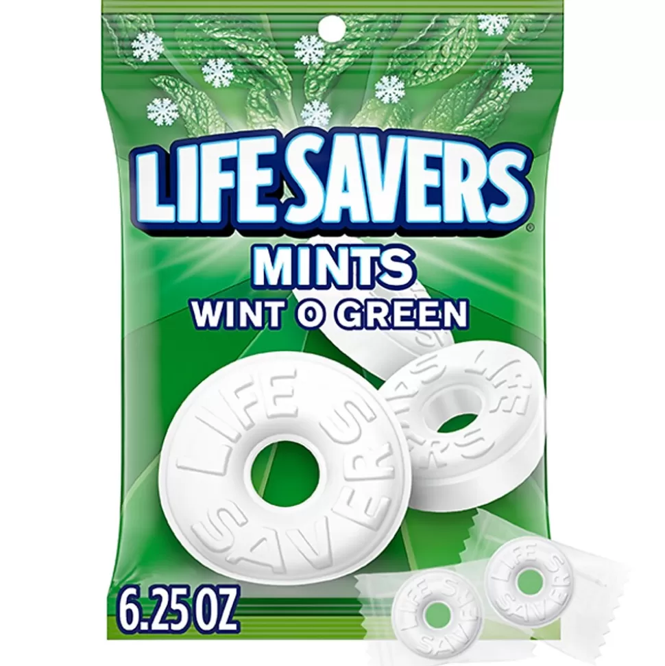 LifeSavers Life Savers Wint O Green Mints Candy Bag, 6.25 oz (NFG885041) Best