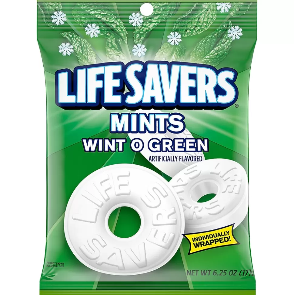 LifeSavers Life Savers Wint O Green Mints Candy Bag, 6.25 oz (NFG885041) Best