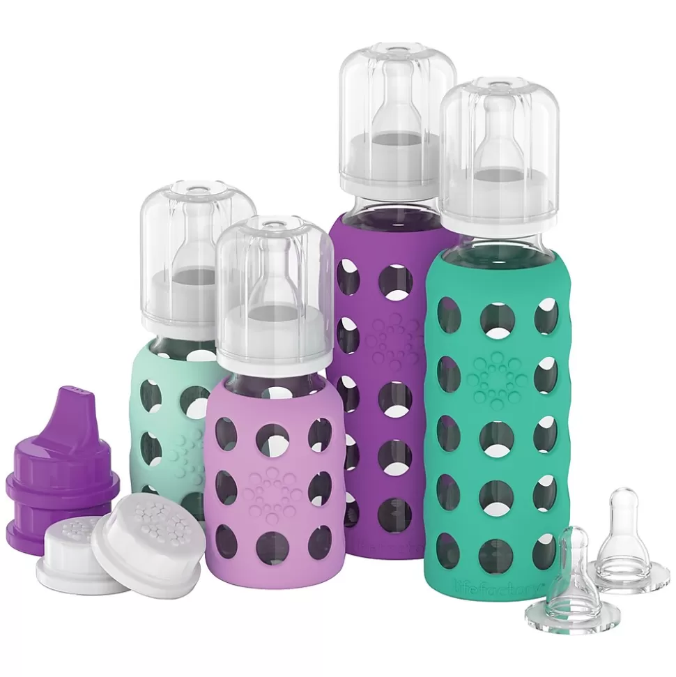 Lifefactory Baby Water Bottle, Assorted Colors, 9 oz. (LF120405C4) Flash Sale