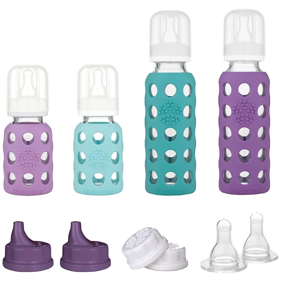 Lifefactory Baby Water Bottle, Assorted Colors, 9 oz. (LF120405C4) Flash Sale