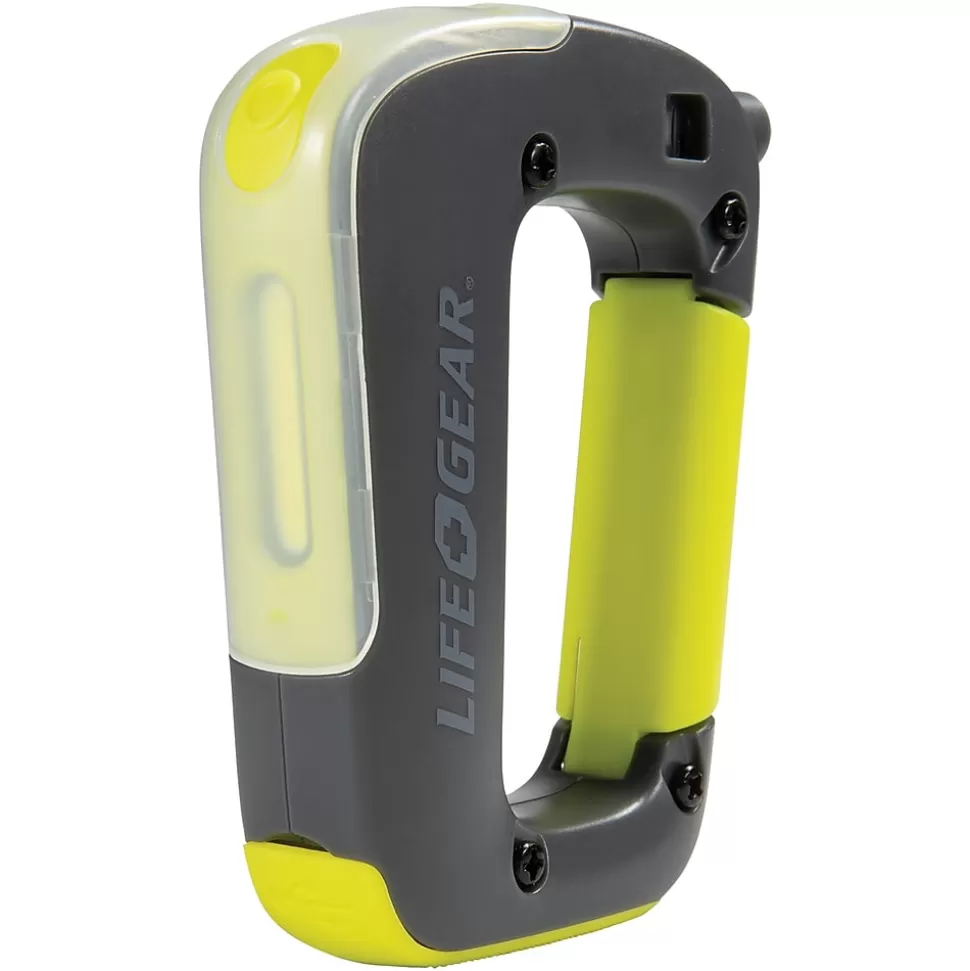 Life+Gear 250-Lumen USB-Rechargeable Clip-Light Flashlight, Black (41-3932) Discount