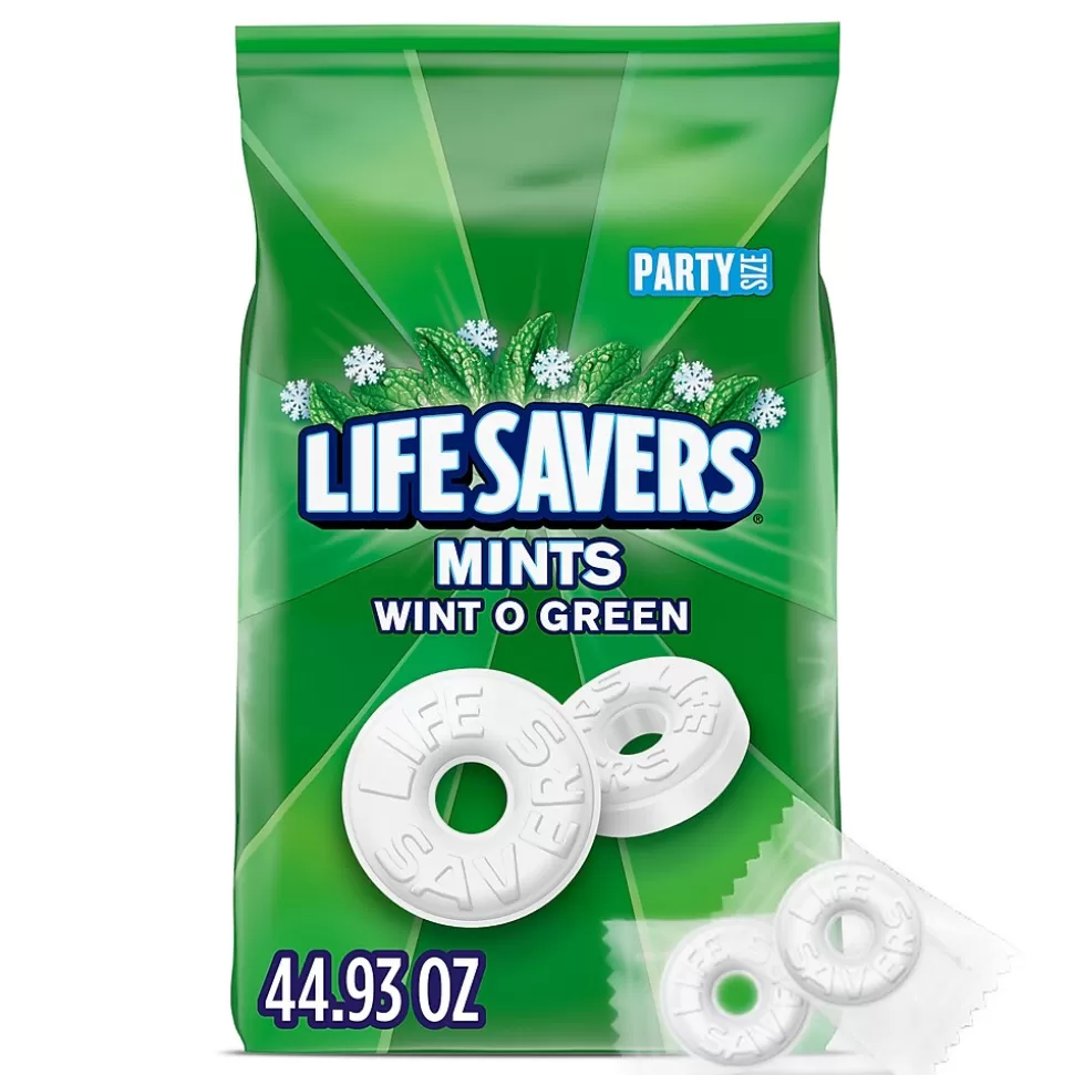 LifeSavers Wint-O-Green Wintergreen Mints, Party Size, 44.93 oz. (MMM29060) New