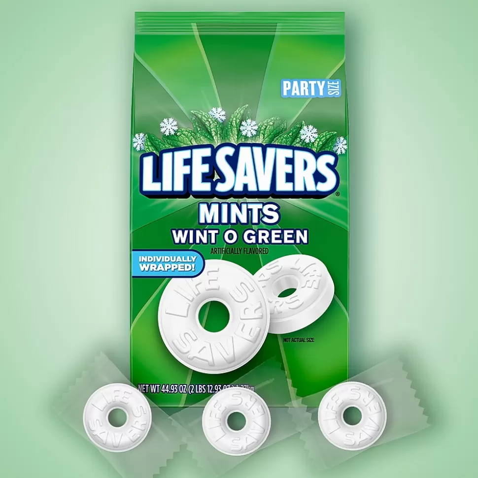 LifeSavers Wint-O-Green Wintergreen Mints, Party Size, 44.93 oz. (MMM29060) New