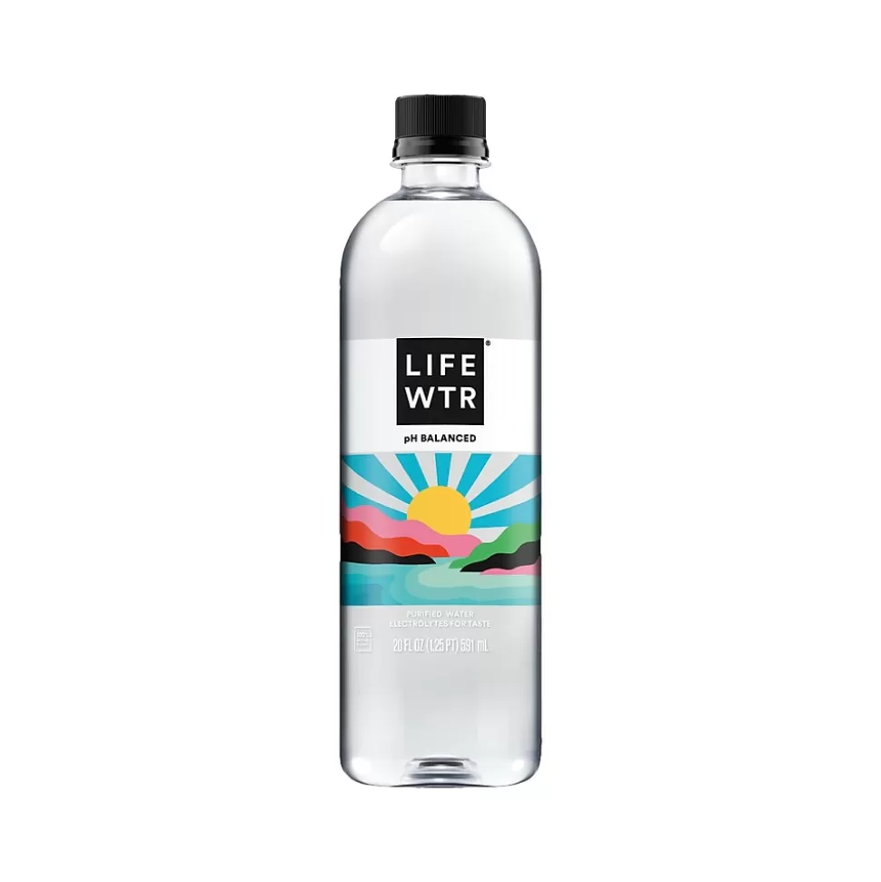 LIFEWTR Purified Water, 20 fl. oz. (012000171635) New