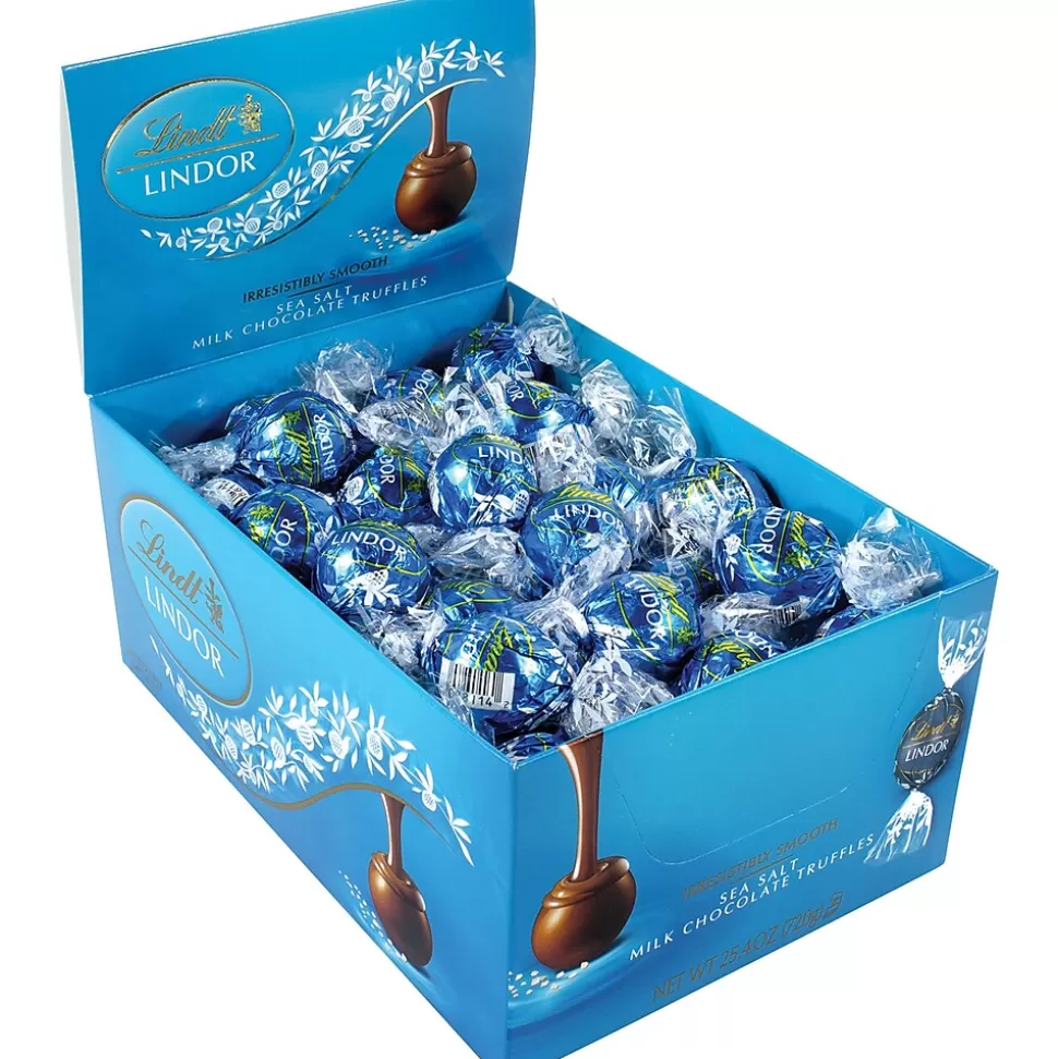 Lindt Lindor Truffles Sea Salt Milk Chocolate Truffles, (209-00387) Hot