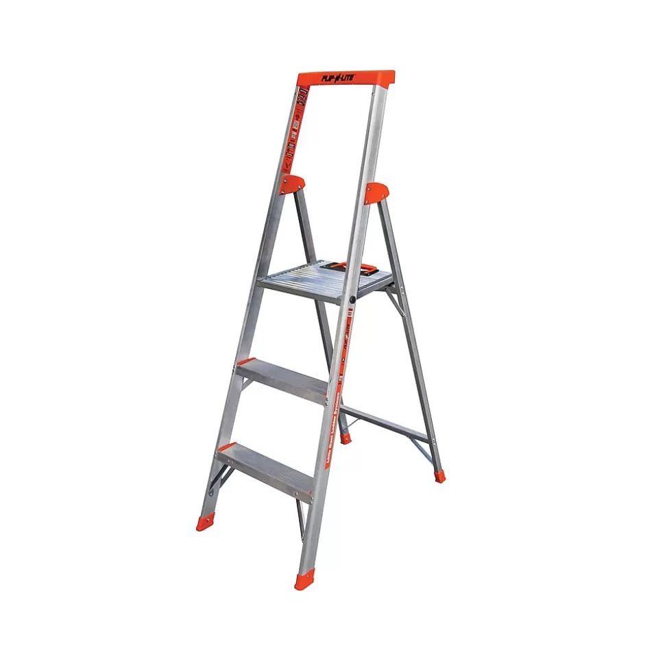 Little Giant Ladders Flip-N-Lite Aluminum Step Ladder, 300 lb. Capacity (15273-001) Discount