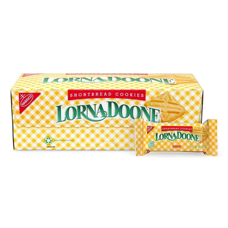 Lorna Doone Shortbread Cookies, 4 Pack, 1 oz, 120 Count Fashion