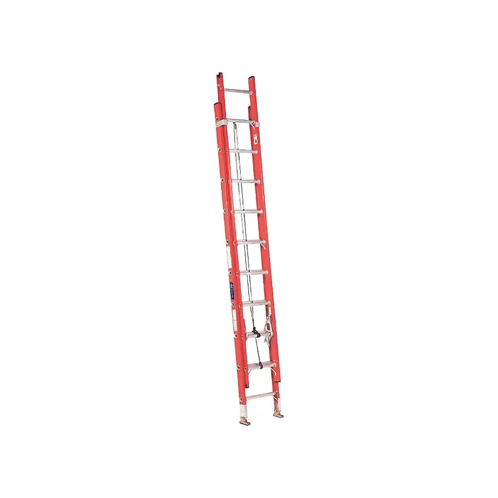 Louisville Ladder s FE3200 Series Fiberglass Channel Extension Ladders, 20 ft Shop
