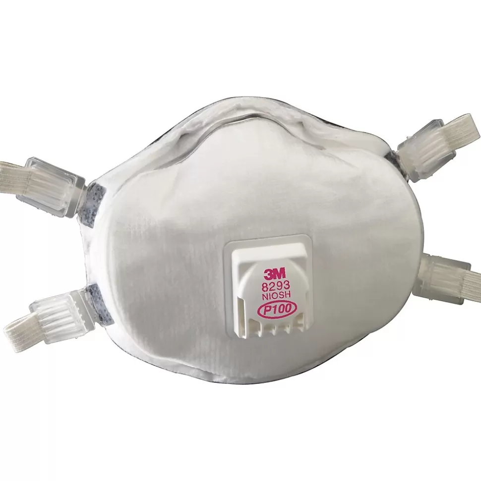 3M ™ Disposable Particulate Respirator,8293, P100, Non-Oil Particulates Clearance