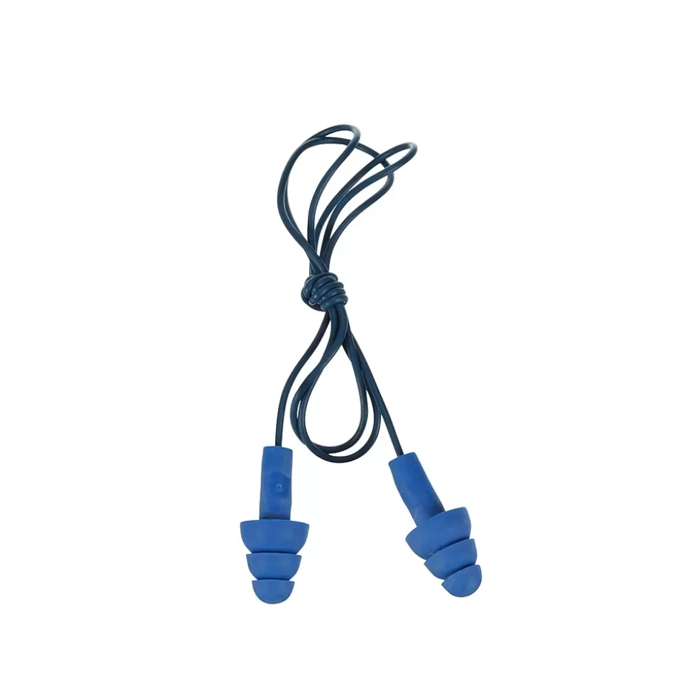 E-A-R 3M UltraFit Earplugs, Metal Detectable, Corded, Poly Bag, 100 Pair/Case (340-4007) Fashion