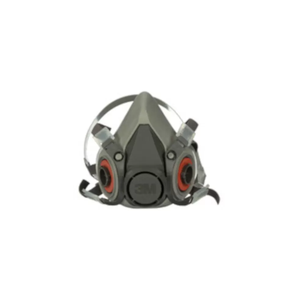 3M Half Facepiece Reusable Respirator 6200, Medium, Gray (6200) Sale