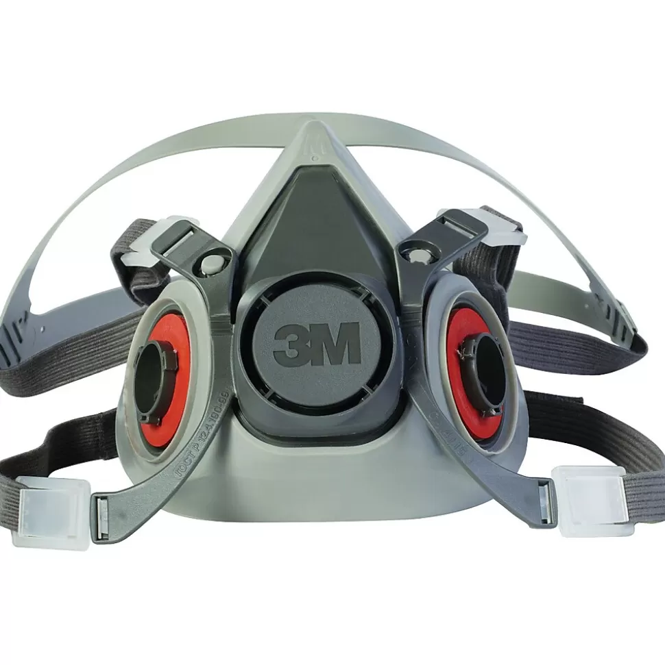 3M ™ Halfpiece Respirator, 6000 Series, Reusable, Large Outlet