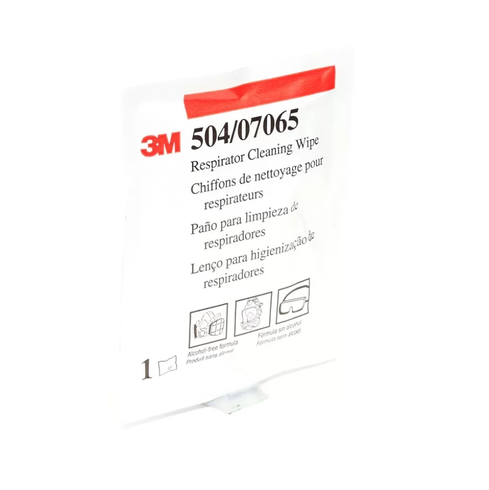 3M ™ Respirator Cleaning Wipes 504, 100/Box Discount