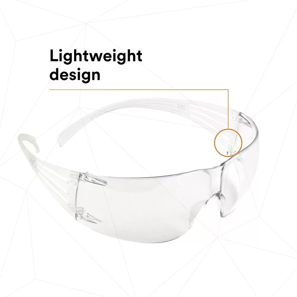3M SecureFit Protective Eyewear, Clear Lens (SF201AF) Sale
