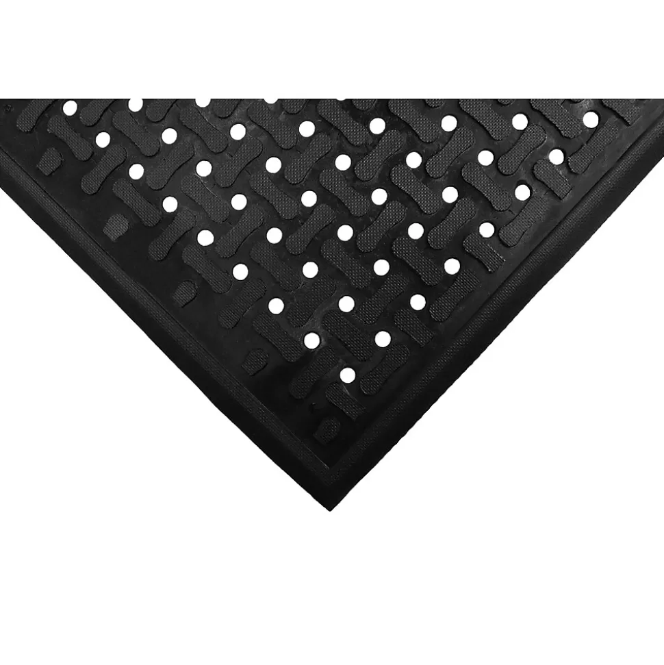 M + A Matting M+A Matting Comfort Flow Anti-Fatigue Mat, 1.92' x 2.83', Black (420123900) Outlet