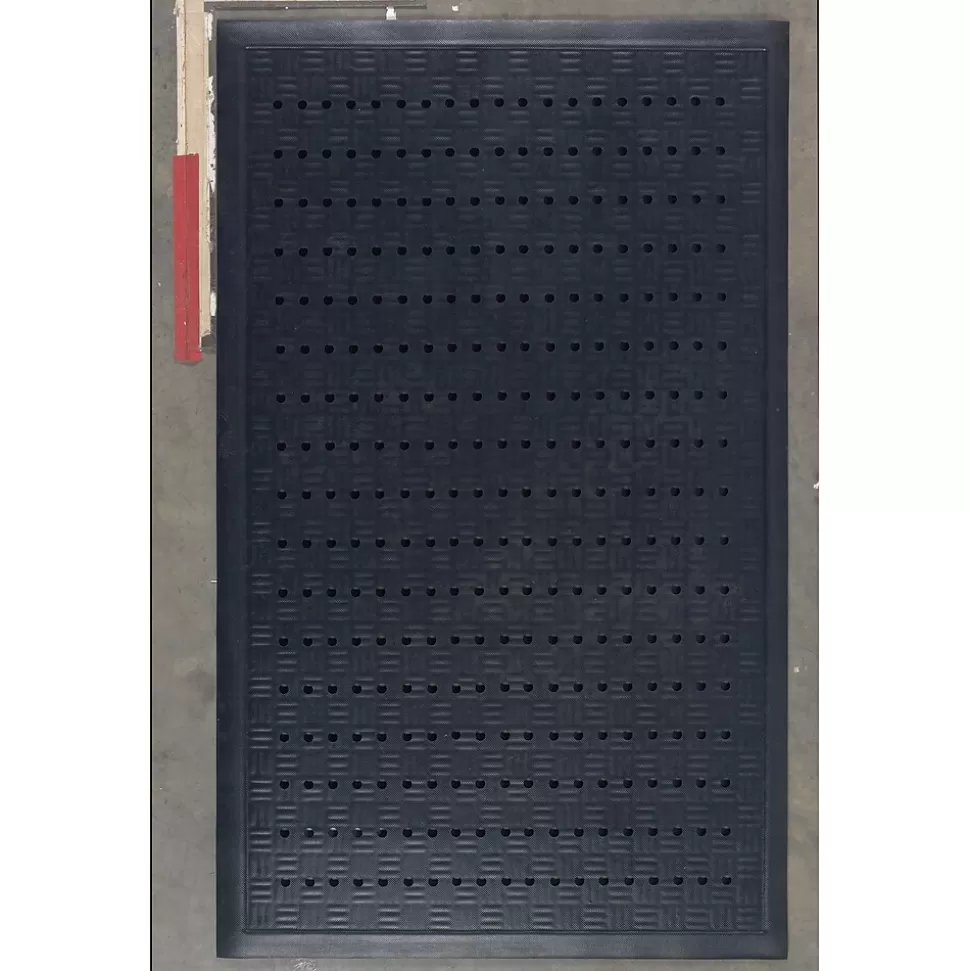 M + A Matting M+A Matting Cushion Station Anti-Fatigue Mat, 63" x 38", Black (370035000) Discount