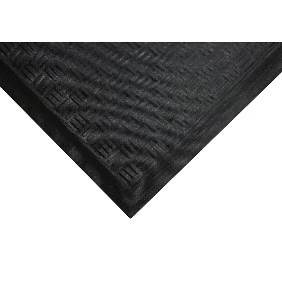 M + A Matting M+A Matting Cushion Station Anti-Fatigue Mat, 2.04' x 3.17', Black (370023000) Best