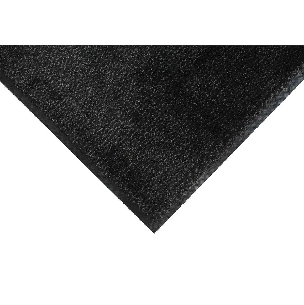 M + A Matting M+A Matting MicroLuxx Indoor Mat, 3.75' x 5.75', Black (12016646150) Cheap