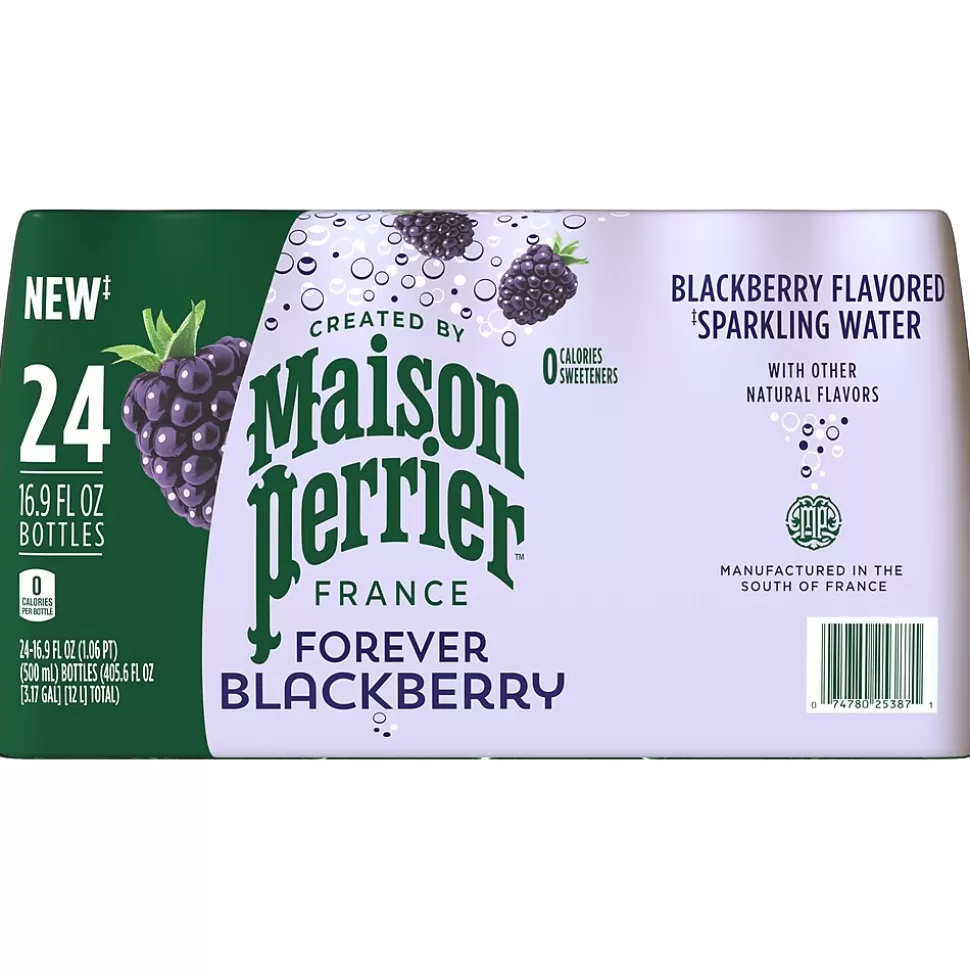 Maison Perrier Forever Blackberry Sparkling Water, 16.9 fl. oz., 24 Bottles/Carton (12575302) Cheap