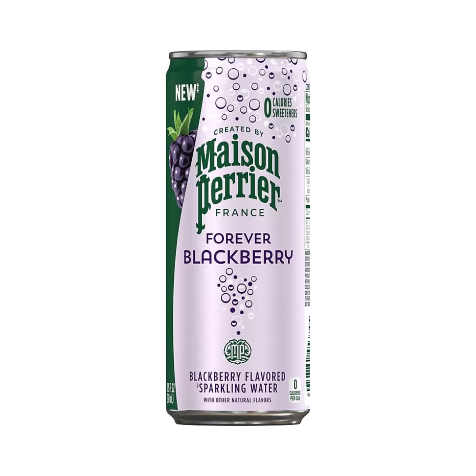 Maison Perrier Forever Blackberry Sparkling Water, 11.15 fl. oz., 8 Cans/Box (12575301) Best