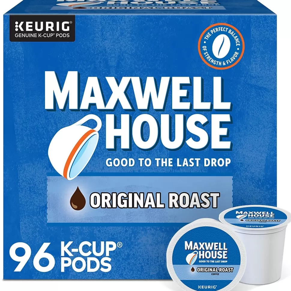 Maxwell House Original Roast Coffee, Keurig K-Cup Pod, Medium Roast, 96/Carton (5469CT) Shop