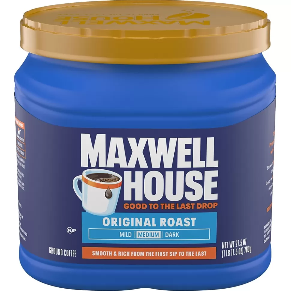 Maxwell House Original Roast Ground Coffee, Medium Roast, 27.5 oz (GEN09422) Best Sale
