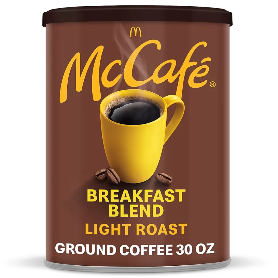 McCafe Breakfast Blend Ground Coffee, Light Roast, 30 Oz. (071526) Fashion