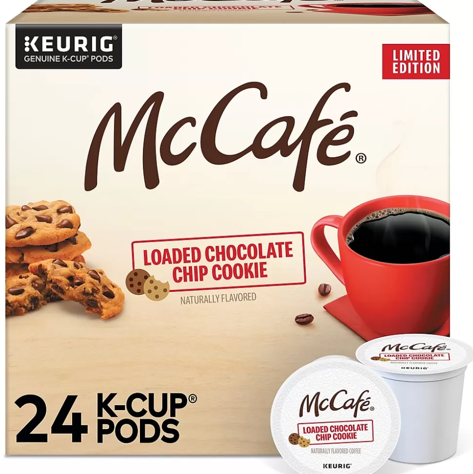 McCafe Loaded Chocolate Chip Cookie Coffee Keurig® K-Cup® Pods, 24/Box (5000380447) Store