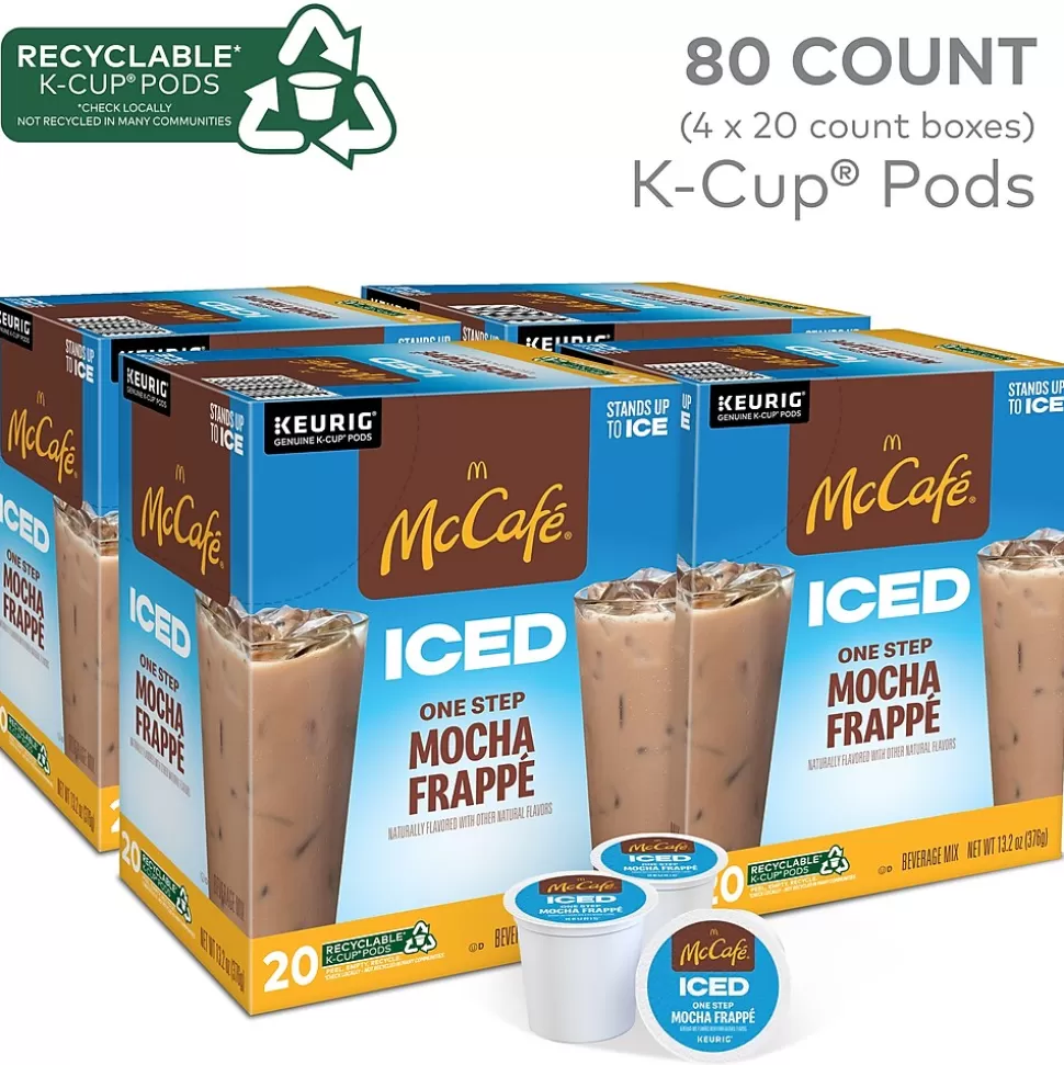 McCafe Mocha Frappe Iced Coffee Keurig® K-Cup® Pods, Medium Roast, 80/Carton (5000372394CT) Discount