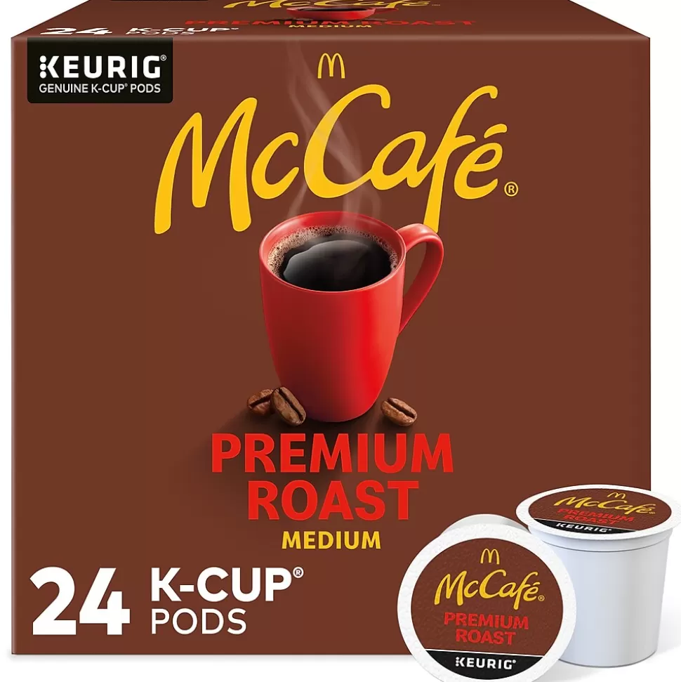 McCafe Premium Roast Coffee Keurig® K-Cup® Pods, Medium Roast, 24/Box (5000201379) Shop