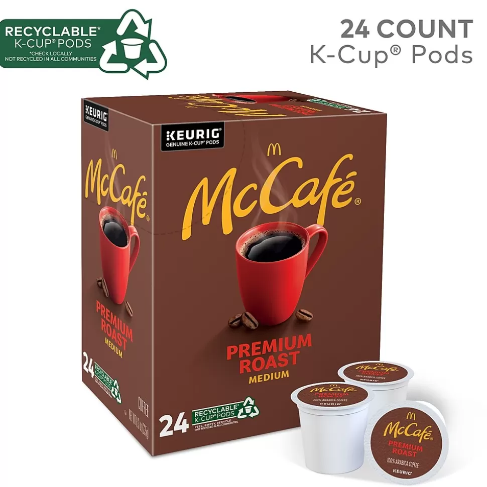 McCafe Premium Roast Coffee Keurig® K-Cup® Pods, Medium Roast, 24/Box (5000201379) Shop