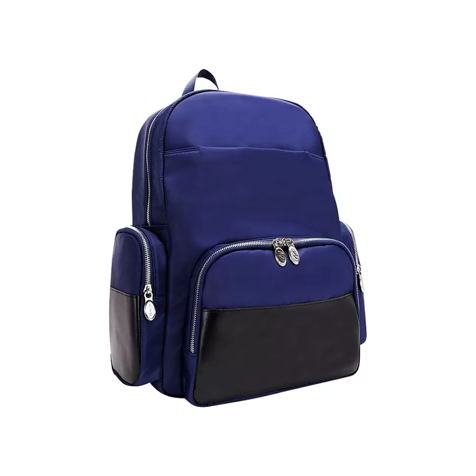 McKlein N Series CUMBERLAND Laptop Backpack, Solid, Navy (18367) Cheap