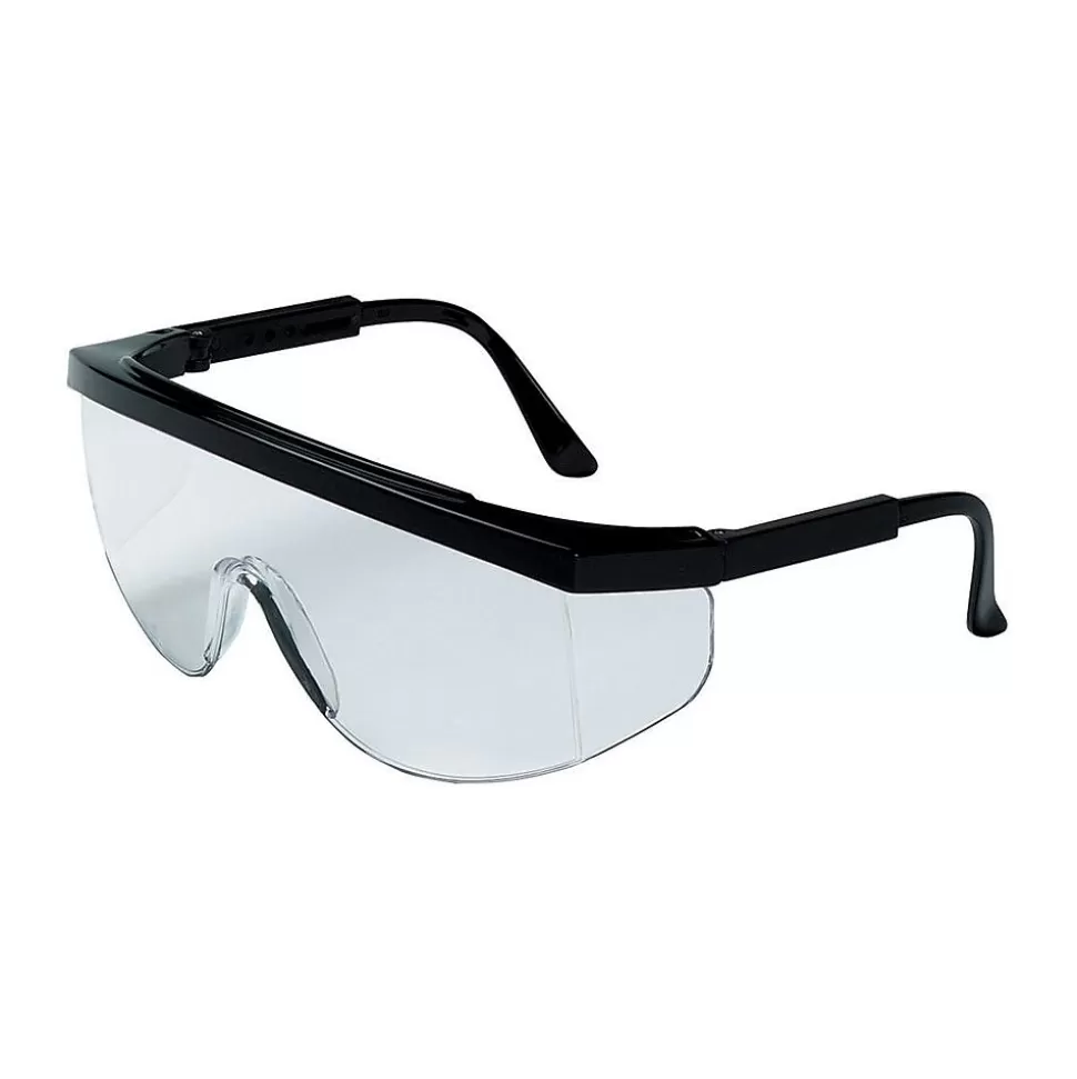 MCR Safety ® Tomahawk® TK110 Protective Eyewear; Clear/Black (135-TK110) Cheap