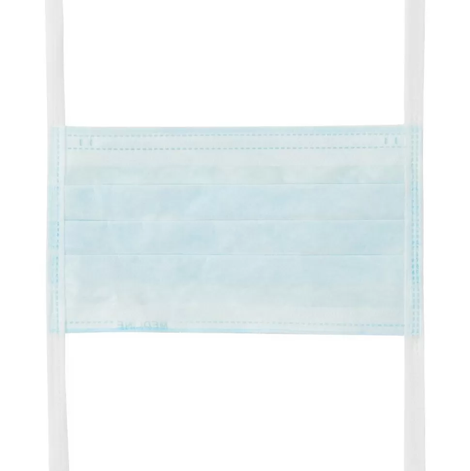 Medline Medlite Surgical Face Masks, Blue, 50/Box (NON27402Z) Store