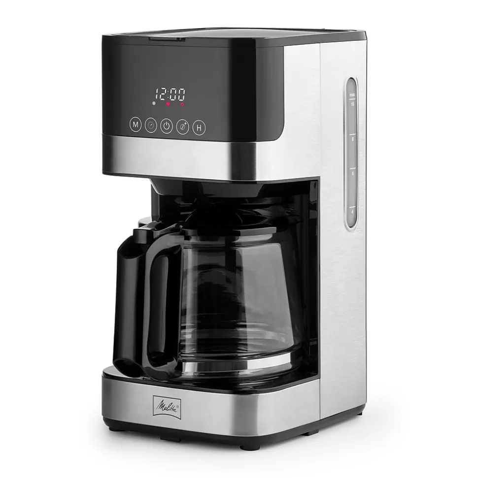 Melitta Aroma Tocco 10-Cup Automatic Drip Coffee Maker, Black/Stainless Steel (MCM009PULBK0) Shop
