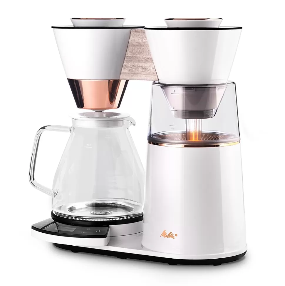 Melitta Vision Luxe 12-Cups Automatic Drip Coffee Maker, Copper/White (MCM002WULGW1) Store