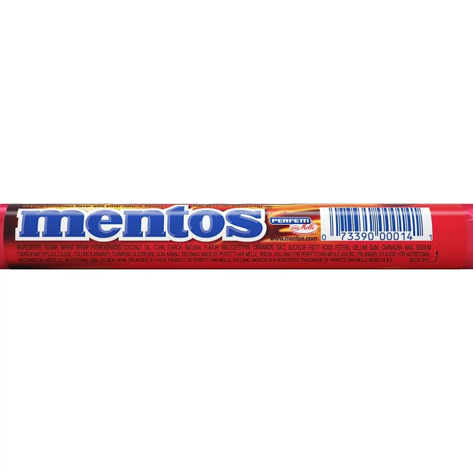 Mentos Cinnamon Hard Candy, 1.32 oz., 15 Pieces (209-00454) Clearance