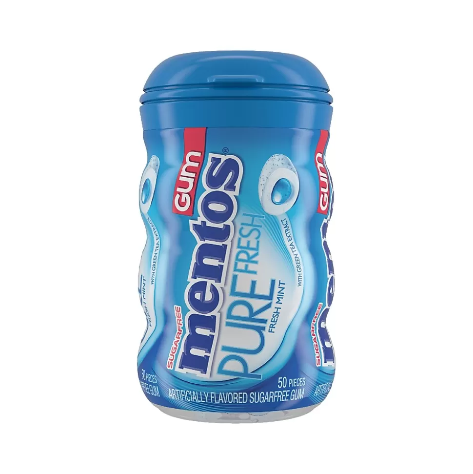 Mentos Pure Fresh Sugar Free Fresh Mint Gum, 50 Pieces/Pack, 50/Pack (PVM1508444) Fashion