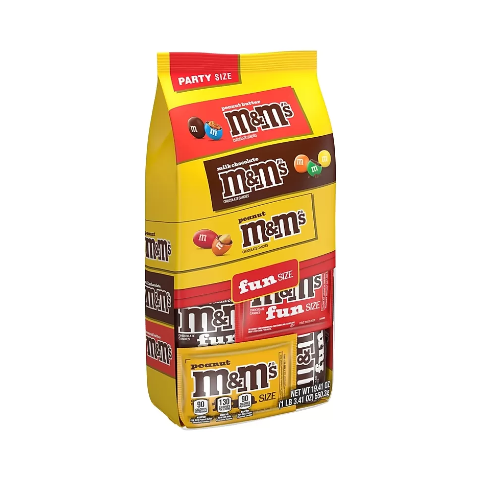 Mars M&M'S Fun-Size Milk Chocolate Candy Pack, 19.41 oz., 35 Pieces (460668) Best