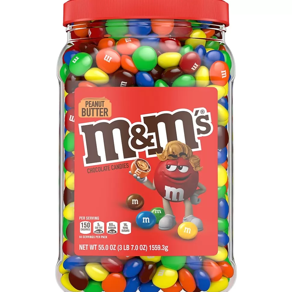 M&M's Peanut Butter Milk Chocolate Pieces, 55 oz. (220-02034) Store