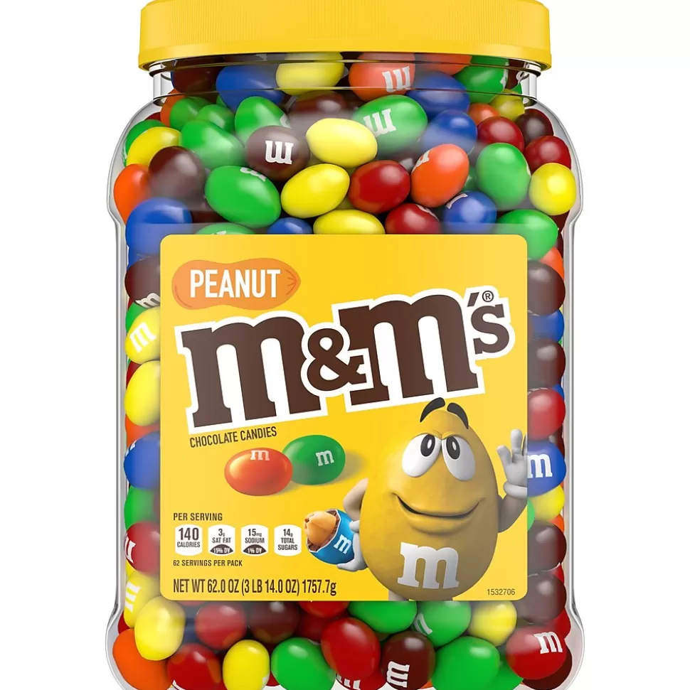 M&M's Peanut Chocolate Milk Chocolate Pieces, 62 oz. (209-00060) Best