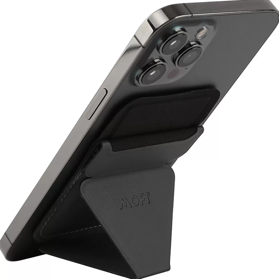 MOFT Snap-on Phone Stand and Wallet for iPhone 12 and 13 Series, Night Black (MS007M-1-BK) Sale