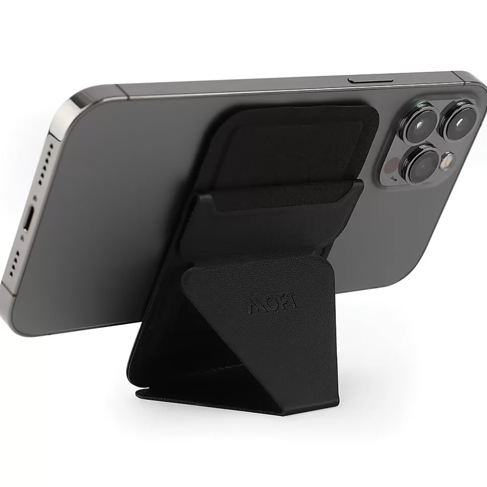 MOFT Snap-on Phone Stand and Wallet for iPhone 12 and 13 Series, Night Black (MS007M-1-BK) Sale