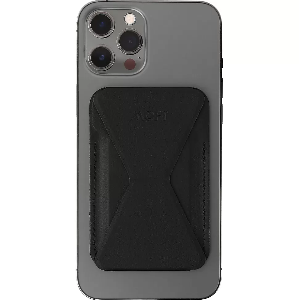 MOFT Snap-on Phone Stand and Wallet for iPhone 12 and 13 Series, Night Black (MS007M-1-BK) Sale