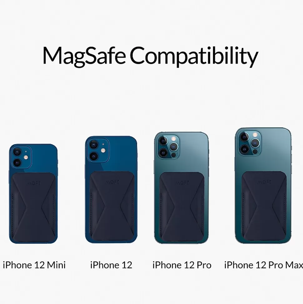 MOFT Snap-on Phone Stand and Wallet for iPhone 12 and 13 Series, Night Black (MS007M-1-BK) Sale