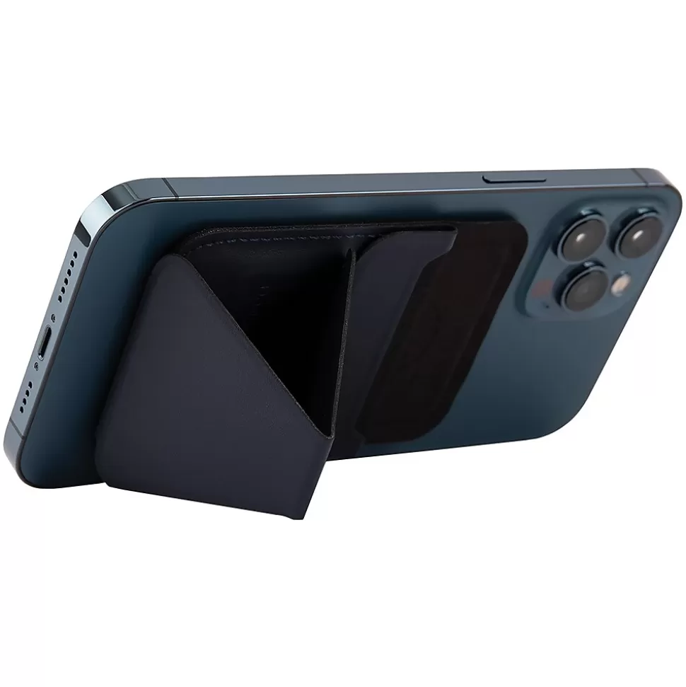 MOFT Snap-on Phone Stand and Wallet for iPhone 12 and 13 Series, Oxford Blue (MS007MS-1-BU2021) Clearance
