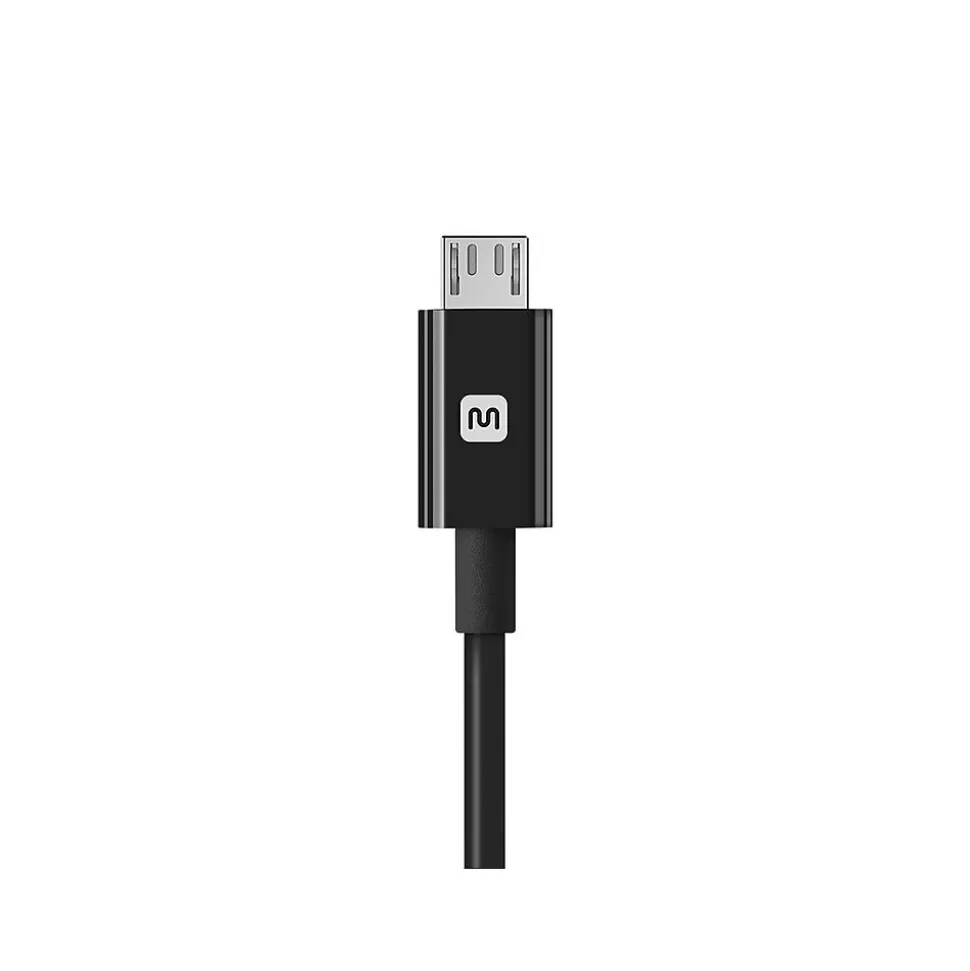 Monoprice 113919 6" USB-A to Micro-USB-B Power Cable, M/M, Black Sale