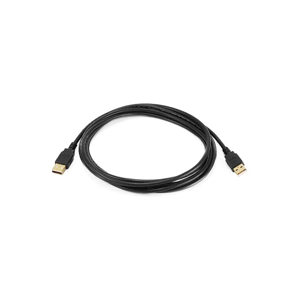 Monoprice 10' USB 2.0 Male to Male Data Transfer Cable, Black Fashion